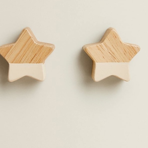 CLOUD WOODEN DOOR KNOB (PACK OF 2) - Picture 7 of 10